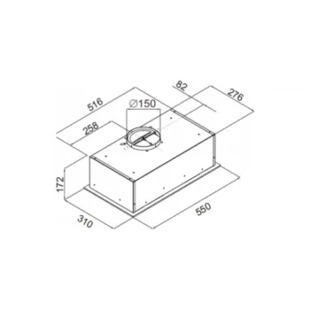Evido HID32B.2 Domino-I 32B.2 beépíthető indukciós kerámia főzőlap, 2 főzőzónás