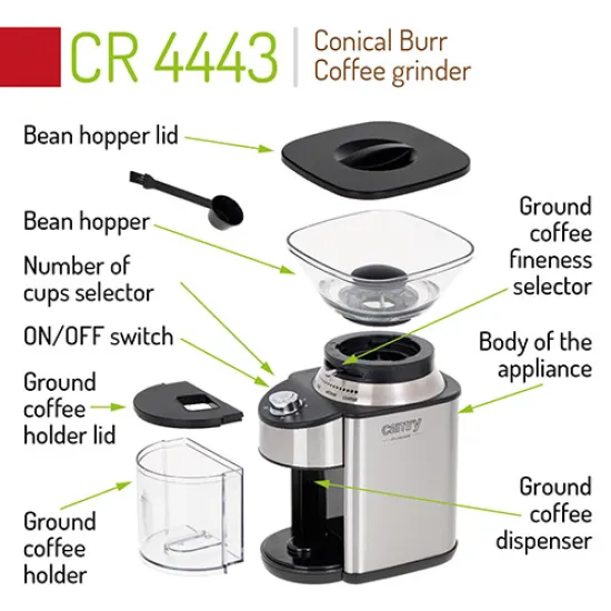 Camry CR4443 kávédaráló