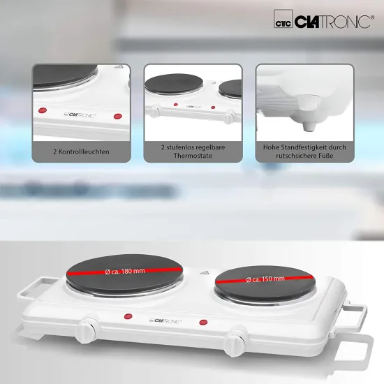 Clatronic DKP 3583 elektromos főzőlap DKP3583
