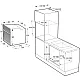 Gorenje BPSA6747A08BG fekete pirolitikus beépíthető sütő SteamAssist, 59.5x56.4x59.5 cm
