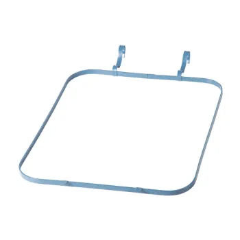 Polietilén zsákot rögzítő fémkeret 240 literes kukához