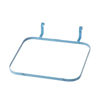 Polietilén zsákot rögzítő fémkeret 120 literes kukához