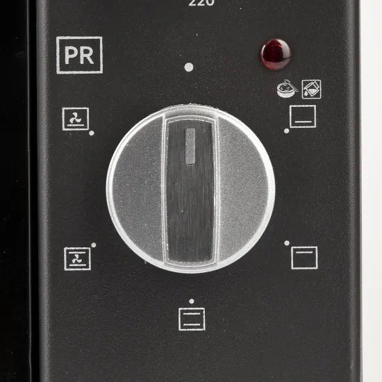 Girmi FE45 légkeveréses 37l minisütő  Ø37 cm-es kerek, téglalap alakú tálcával