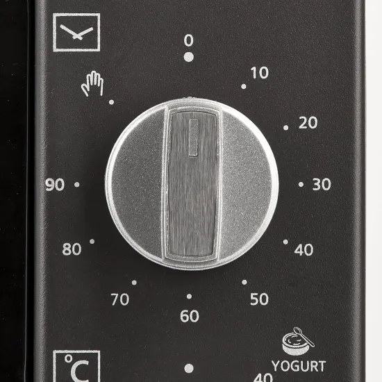 Girmi FE45 légkeveréses 37l minisütő  Ø37 cm-es kerek, téglalap alakú tálcával