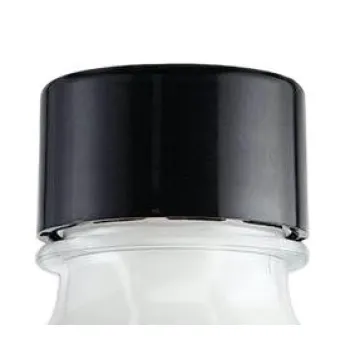 Sodaco szénsavasító flakon kupak, tömítéssel, SodaCo Basic és Royal szódagépek szénsavasító flakonjaihoz, fekete