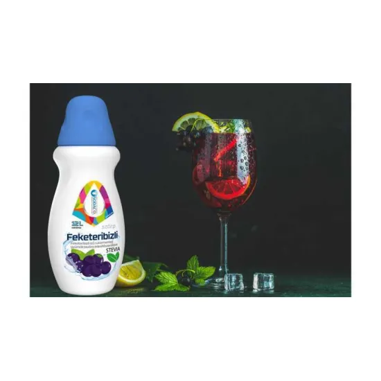 SodaCo fekete ribizli ízű, cukormentes szörp