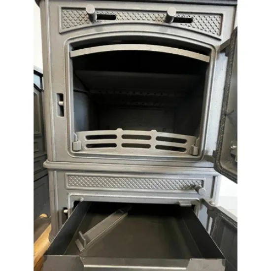 Ferguss Lux öntvény kandalló,10,2kW, szürke