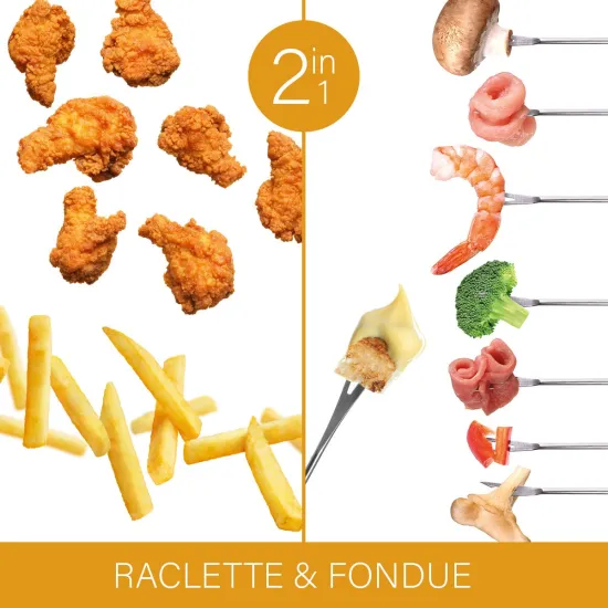 Bomann FFR 1290CB olajsütő/fondue készítő 1 liter 900W FFR1290CB