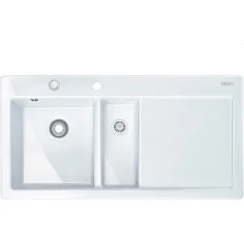 Franke MTK 651-100 MYTHOS Fraceram kerámia gleccser fehér mosogatótálca 1000X510 mm 124.0335.710