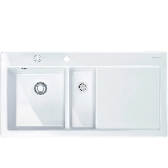 Franke MTK 651-100 MYTHOS Fraceram kerámia gleccser fehér mosogatótálca 1000X510 mm 124.0335.710