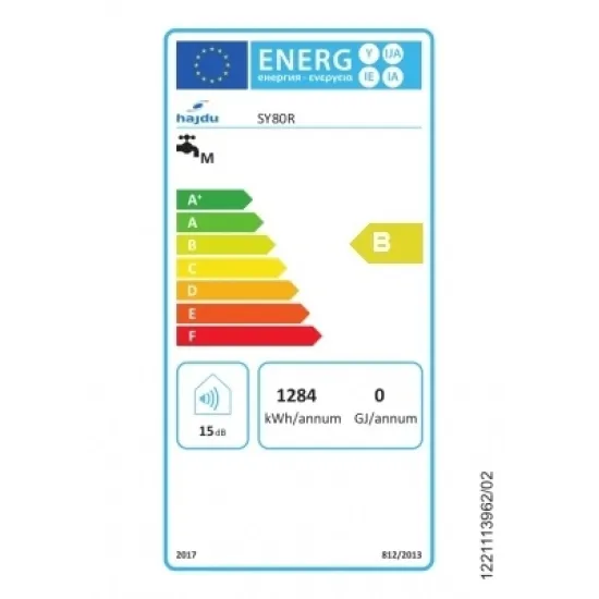 Hajdu Smiley SY80R elektromos forróvíztároló, villanybojler 