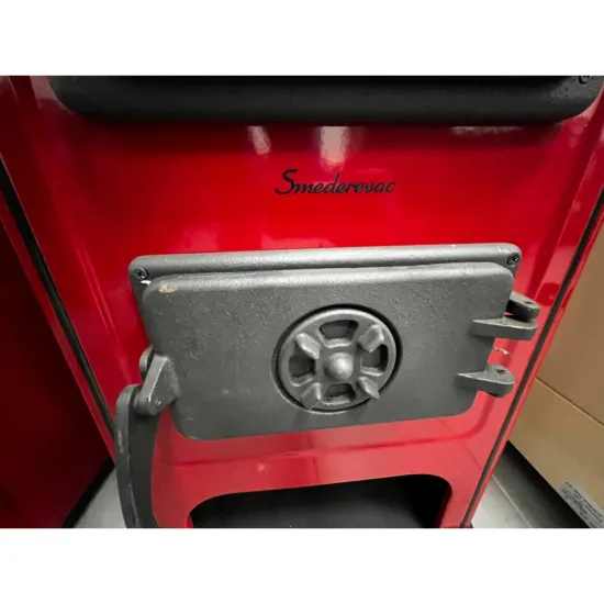 Warnex Hit kandalló, öntöttvas ajtóval és tetővel piros színű, 6.1 kW