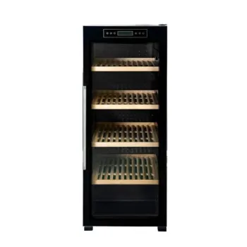 Ferrara EW380DGC borhűtő fekete szabadonálló, 186palack, 380L