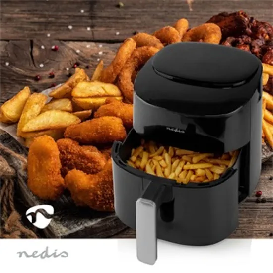 Nedis KAAF160BK forrólevegős sütő 4,2l 1300W