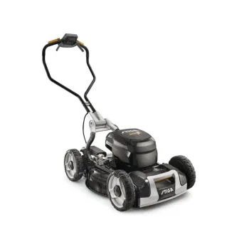 Stiga MODEL-1 önjárós akkumulátoros fűnyíró, szén/kevlár anyag vázzal, hajtható fogantyúval