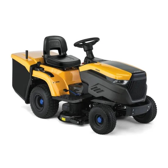 Stiga ESTATE 384e akkumulátoros fűgyűjtős fűnyíró traktor,gyűjtés,hátsó kidobás funkcióval