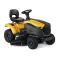 Stiga TORNADO 398e akkumulátoros oldalkidobós fűnyíró traktor,oldalsó kidobás funkcióval