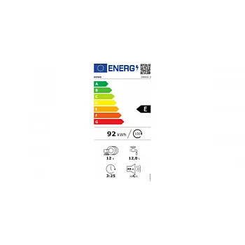 Evido DW65I.2 Aqualife teljesen beépíthető mosogatógép, 12 terítékes,60cm széles