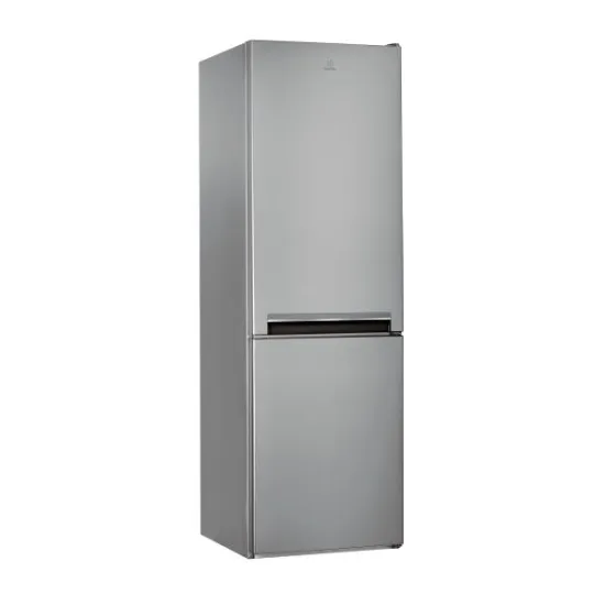 Indesit LI8 S2E X alulfagyasztós kombinált hűtő inox 188,9cm