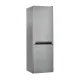 Indesit LI8 S2E X alulfagyasztós kombinált hűtő inox 188,9cm
