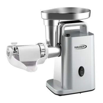Hauser MG800 húsdaráló, paradicsom passzírozó feltéttel, 800W,inox 