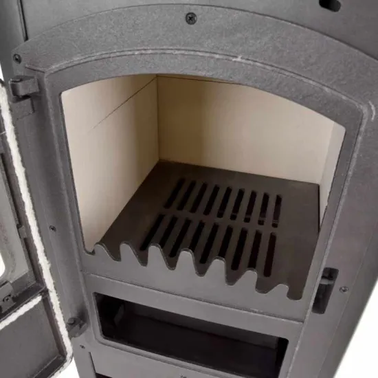 Hecht Ardenis szilárd tüzelésű kályha acél 48x46x93 cm 8kW