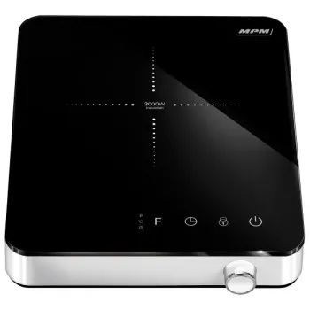 MPM MPM-MKE-15 indukciós főzőlap,LED fekete-inox szín, 2000W