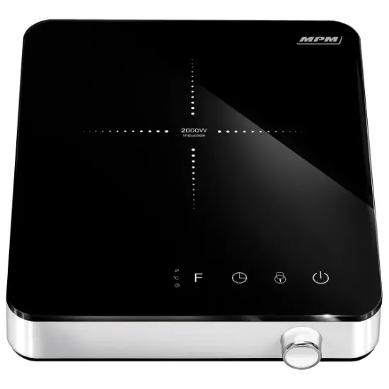 MPM MPM-MKE-15 indukciós főzőlap,LED fekete-inox szín, 2000W