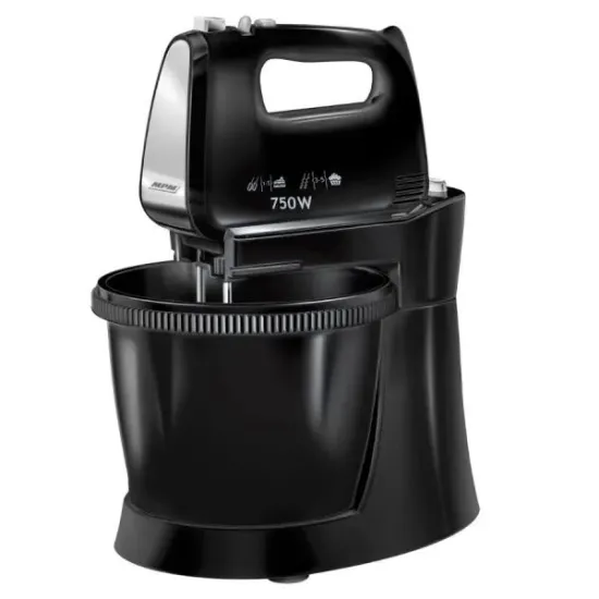 MPM-MMR-20Z/C tálasmixer 750W,fekete, forgótállal,3L