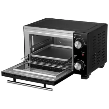 MPM MPM-MPE-13 elektromos mini sütő, 10L, 800W Hőmérséklet-beállítás 90-230°C, 37,3 x 31 x 23,7 cm