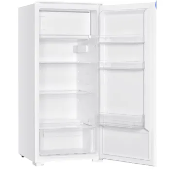 MPM MPM-185-CJI-18 beépíthető egyajtós hűtőszekrény fagyasztóval 123cm x 54cm x 54cm