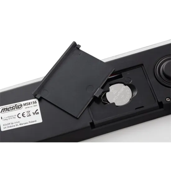 Mesko MS8156 digitális személymérleg kék tenger minta 150kg edzett üveg