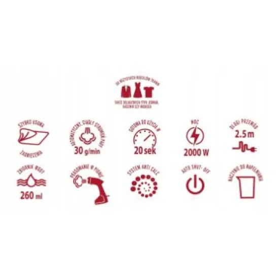 MPM MZP-03 kézi ruhagőzölő, fekete-arany szín MZP03