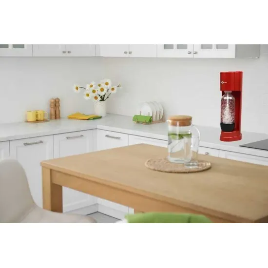 SodaCo R100R Royal gyöngyház piros szódagép +1db szénsavasító flakon