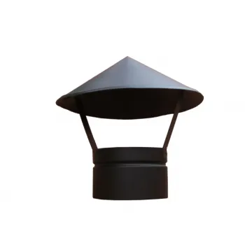 FEKETE ESŐVÉDŐ SAPKA 130MM