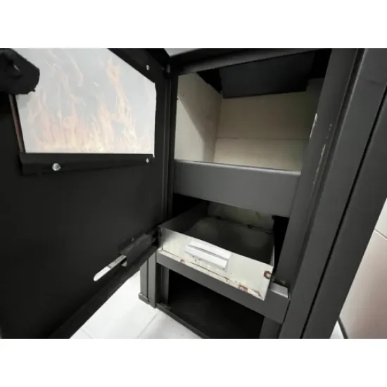 Warnex Termo Elegant LUX íves kandalló piros csempe oldal 8kW