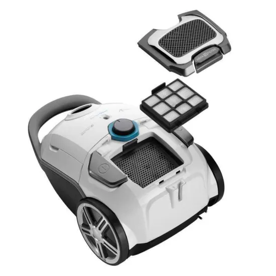 Concept VP8291 porszívó, 700W, fehér, nagy turbo kefe, kis turbo kefe, állatszőr kefe