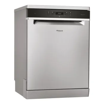 Whirlpool WFC3C42PX 14 terítékes mosogatógép, 8 program PowerClean nagynyomású tisztítás, NaturalDry szárítás