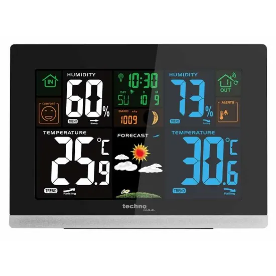 Technoline WS 6462 időjárás állomás színes LCD kijelzővel