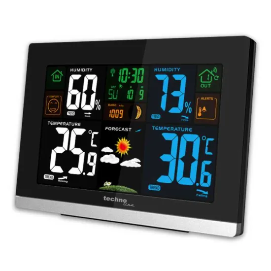 Technoline WS 6462 időjárás állomás színes LCD kijelzővel