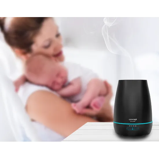 Concept ZV1021 Perfect Air párásító és aroma diffúzor, 2 az 1-ben, fekete