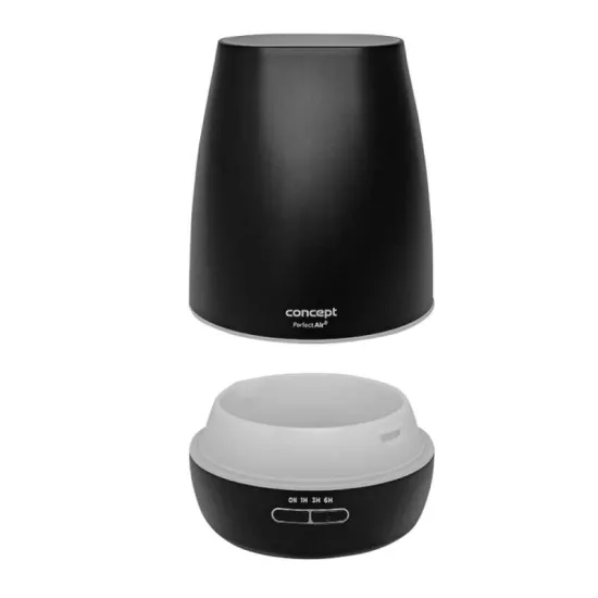 Concept ZV1021 Perfect Air párásító és aroma diffúzor, 2 az 1-ben, fekete