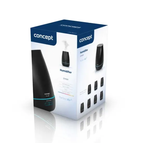 Concept ZV1021 Perfect Air párásító és aroma diffúzor, 2 az 1-ben, fekete