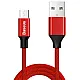 Baseus CAMYW-A09 Micro USB kábel, Yiven kábel, 2A, 1m, piros