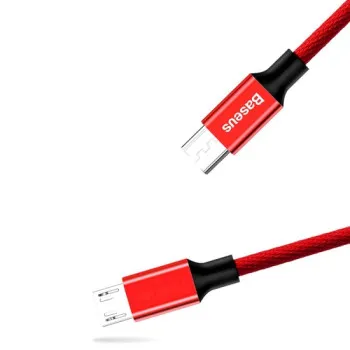 Baseus CAMYW-A09 Micro USB kábel, Yiven kábel, 2A, 1m, piros