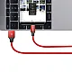 Baseus CAMYW-A09 Micro USB kábel, Yiven kábel, 2A, 1m, piros