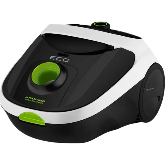 ECG VP S1010 porzsákos porszívó, 800W, fekete szín 