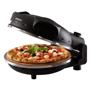 Ariete 917.BK DaGennaro pizzasütő, fekete, 400 °C hőmérséklet, 33 cm sütőlap