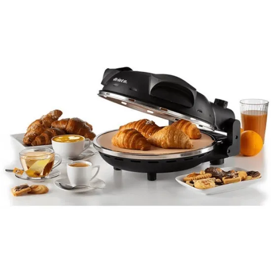 Ariete 917.BK DaGennaro pizzasütő, fekete, 400 °C hőmérséklet, 33 cm sütőlap