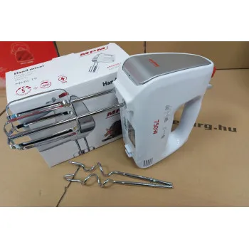 MPM MMR-19 kézimixer 750W fehér habverővel és dagasztószárral 